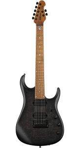MUSICMANi~[WbN}jJohn Petrucci Collection JP15 7st Trans Black Burst Flame
