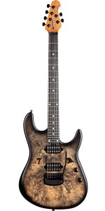 MUSICMAN(ミュージックマン)Jason Richardson 6-string Cutlass Guitar Natural Buckeye Burl Black Burst
