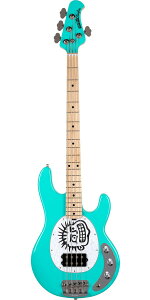 MUSICMANi~[WbN}jMike Herrera StingRay Bass Seafoam Green