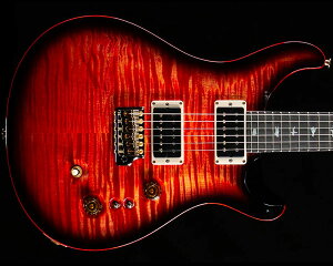 PRSiPaul Reed SmithjCustom 24-08 Wood Library 10 Top Rosewood Neck Blood Orange Smokeburst 2023