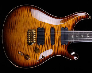 PRSiPaul Reed Smithj509 Wood Library 10 Top Terrified Maple Neck Black Gold Burst 2024