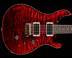 PRSiPaul Reed SmithjCustom 24 Wood Library 10 Top Quilt Torrefied Maple Neck Tiger Red 2024