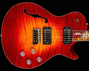 PRSiPaul Reed SmithjPrivate Stock McCarty 594 Singlecut Semi-Hollow Trem Pyramid Inlays Dragon's Breathe Glow 2024