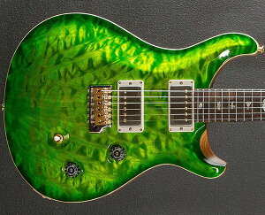 PRSiPaul Reed SmithjCustom 24 Wood Library 10 Top Quilt Stained Figured Maple Neck Eriza Verde 2024