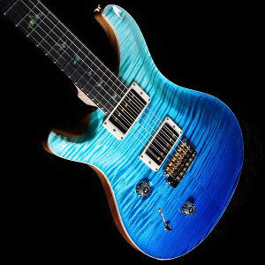 PRSiPaul Reed SmithjCustom 24 Left-Handed Wood Library 10 Top Blue Fade 2024