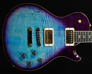 PRSiPaul Reed SmithjMcCarty 594 Singlecut Wood Library 10 Top Stained Figured Maple Neck Aquableux Purple Burst 2024