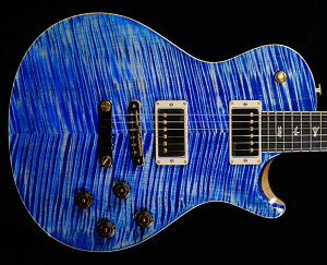 PRSiPaul Reed SmithjMcCarty 594 Singlecut Wood Library 10 Top Stained Figured Maple Neck Faded Blue Jean 2024