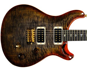PRSiPaul Reed SmithjCustom 24 Wood Library 10 Top Figured Maple Neck Burnt Maple Leaf 2025