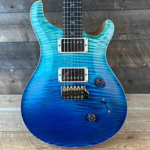 PRSiPaul Reed SmithjCustom 24 Wood Library 10 Top Torrefied Flame Maple Neck Blue Fade Satin 2024