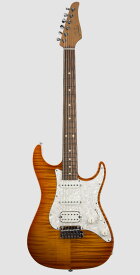 Suhr Guitars（サー・ギターズ）Standard Plus Trans Honey Amber（Pau Ferro Fingerboard）