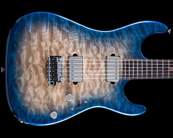 Suhr Guitars 最高級 サー ギターズ The 2014 Quilt Collection Burst Maple Standard Blue 本物◆