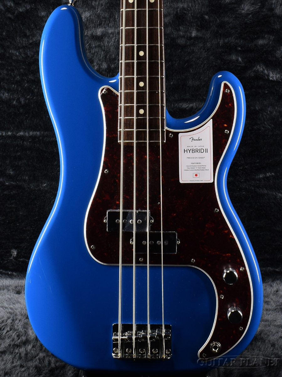 Fender Made In Japan Hybrid II Precision Bass -Forest Blue /  Rosewood-[フェンダージャパン][ハイブリッド][プレシジョンベース][ブルー,青][Electric Bass,エレキベース] |  ギタープラネットOnline