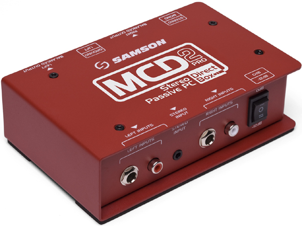SAMSON MCD2 Pro 新品 Direct Box Injection 最新号掲載アイテム ダイレクトボックス パッシブ 特価キャンペーン サムソン Passive