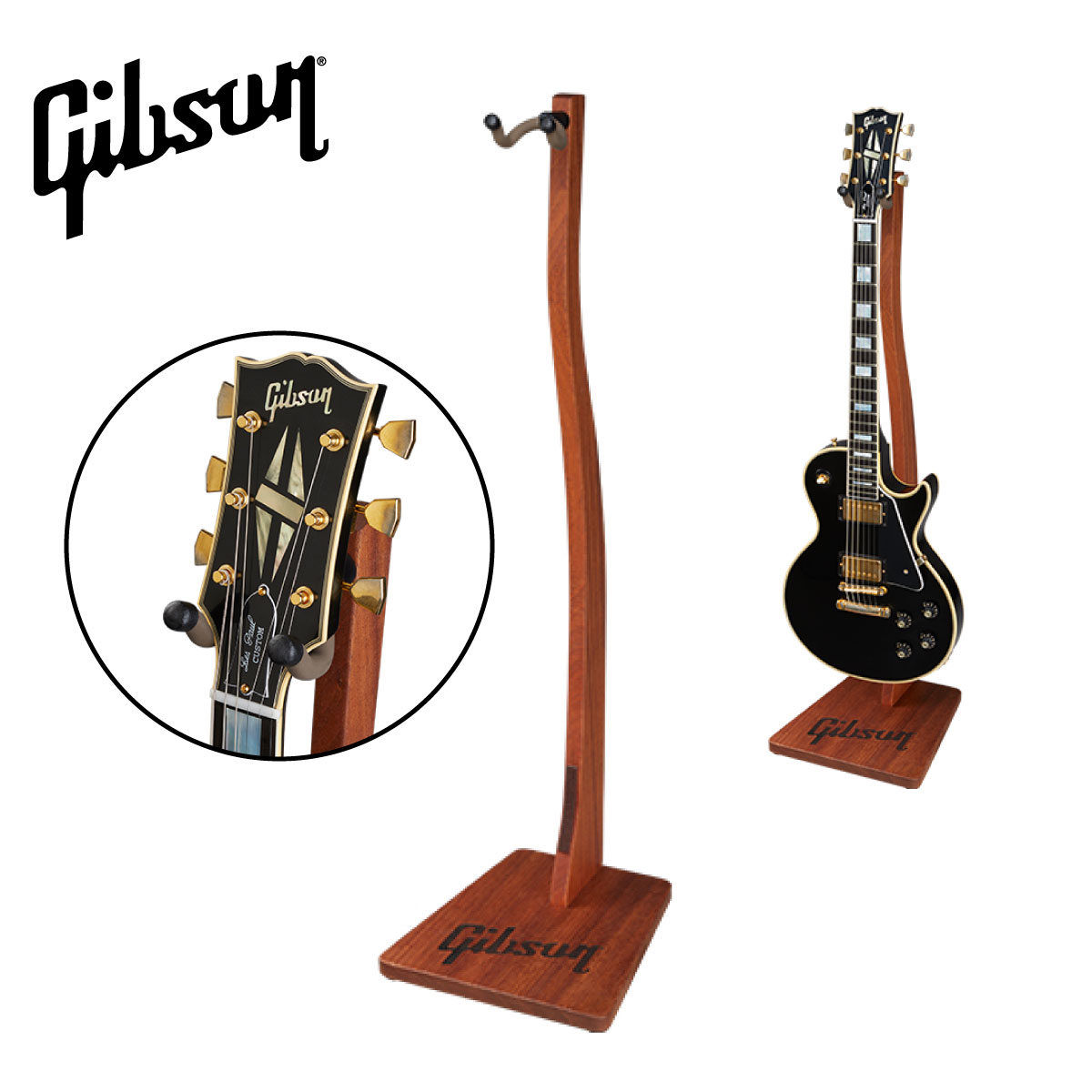 Gibson Handcrafted Wooden Guitar Stand -Mahogany- 新品  ギタースタンド[ギブソン][マホガニー][ギタースタンド] | ギタープラネットOnline