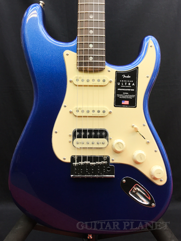 Fender American Ultra Stratocaster HSS-Cobra Blue Rosewood-<br>[フェンダー][ウルトラ][Stratocaster,ストラトキャスター][青,ブルー][Electric Guitar,エレキギター]