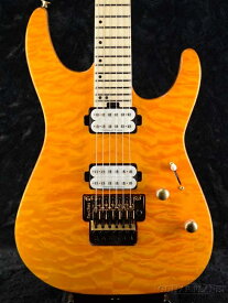 Charvel Pro-Mod DK24 HH FR M Mahogany with Quilt Maple -Dark Amber- 新品[シャーベル][Yellow,イエロー,ダークアンバー,黄色][Stratocaster,ストラトキャスタータイプ][Electric Guitar,エレキギター]