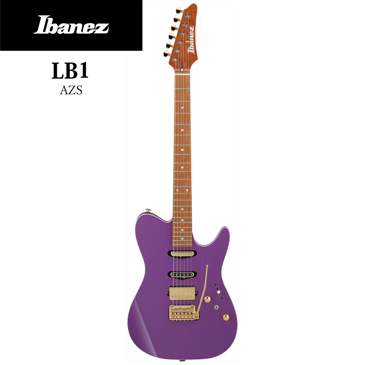 Ibanez LB1 直営店 -VL Violet - 新品 アイバニーズ Guitar パープル バイオレット 紫 高品質 エレキギター Purple Electric