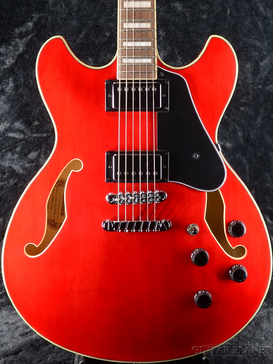 【Ibanez AS73 TCD -Transparent Cherry Red- 新品[アイバニーズ][セミアコ][トランスパレントチェリー,赤][Electric  Guitar,エレキギター][AS-73] ギタープラネットOnline