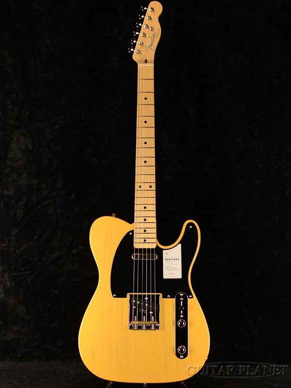 次回入荷分 予約受付中 Fender Made In Japan Heritage 50s Telecaster -Butterscotch フェンダー バタースコッチ 黄色 Electric ブロンド 新品 海外輸入 Blonde- エレキギター Guitar ハイクオリティ テレキャスター