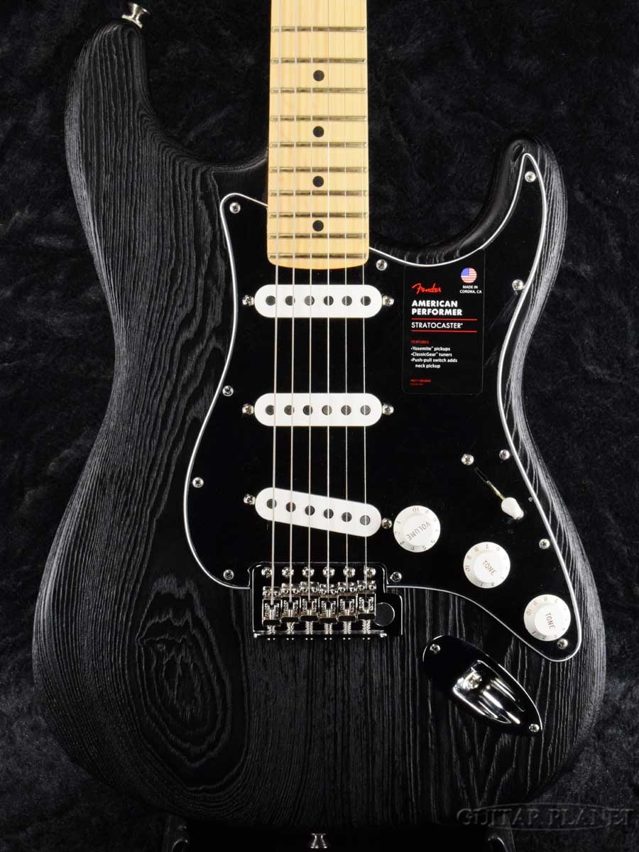 Fender USA Limited Edition American Perfomer Stratocaster Ash -Black-  新品[フェンダー][パフォーマー][ストラトキャスター][黒,ブラック][Electric Guitar,エレキギター] |  ギタープラネットOnline