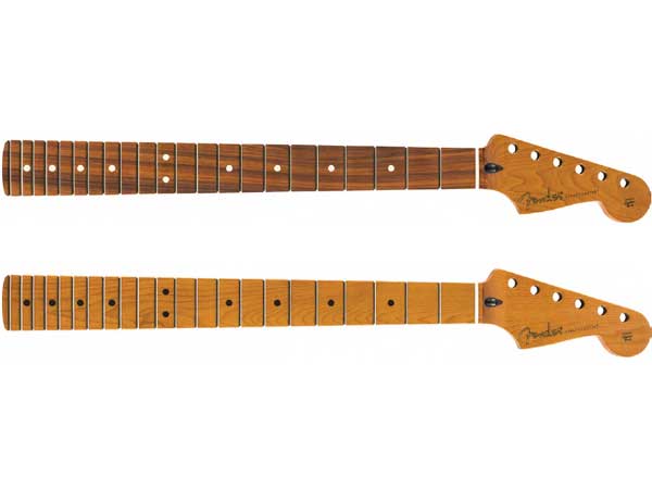 Fender Roasted Maple Stratocaster Neck -Jumbo Frets / Flat Oval Shape- 新品[フェンダー][ストラトキャスター][Mexico,メキシコ製][ネック][Pau Ferro,ローステッド,メイプル,パーフェロー][ギターパーツ]