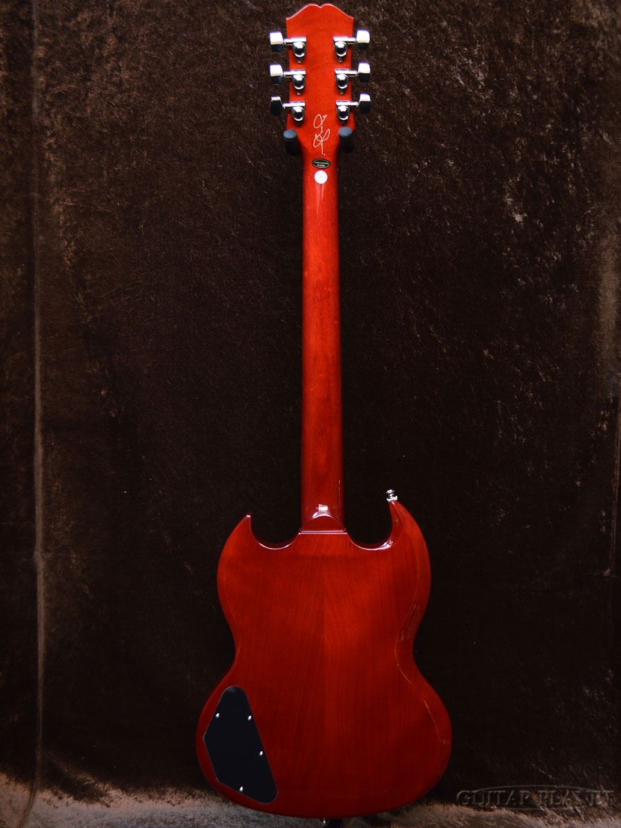ー・ボディ Epiphone Tony Iommi SG Special -Vintage Cherry- 新品 [エピフォン][SG][スペシャル][P90][赤,チェリー,レッド][トニー・アイオミ,Black Sabbath,ブラックサバス][Electric Guitar,エレキギター]：ギタープラネットOnlin ニーの