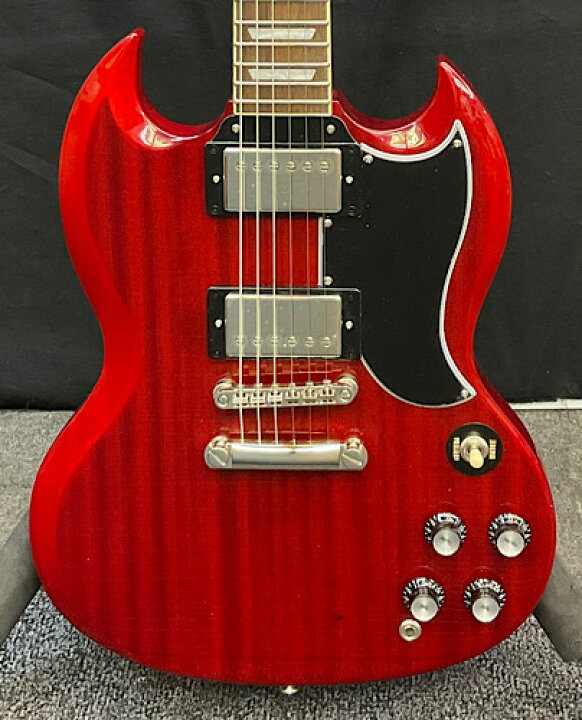 【21121535967】【3.17kg】Epiphone SG Standard '61 -Vintage Cherry- 新品 チェリー[ エピフォン][Red,レッド,赤][SG][エレキギター,Electric Guitar] ギタープラネットOnline