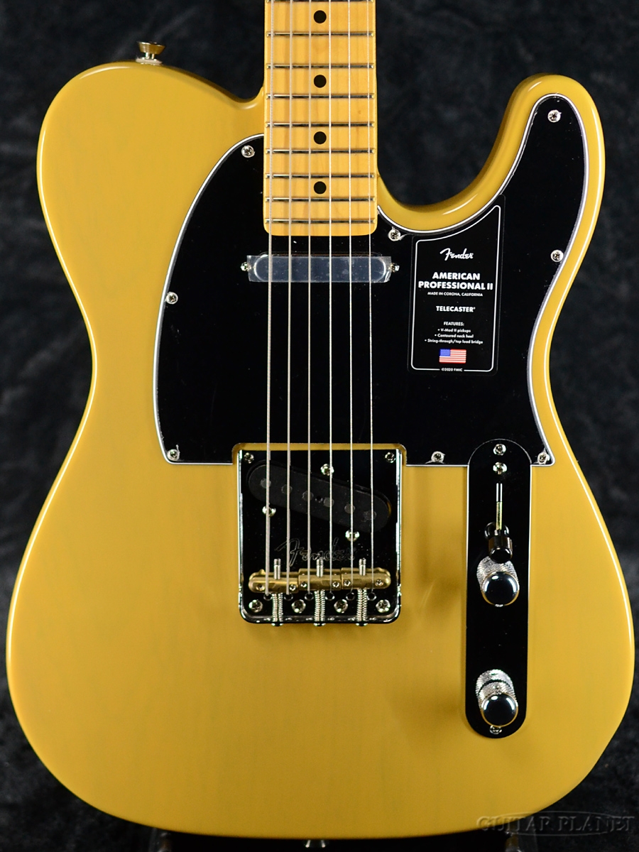 Fender USA American Professional II Telecaster -Butterscotch Blonde  Maple- 新品[フェンダー][アメリカンプロフェッショナル,アメプロ][Yellow,イエロー,黄][テレキャスター][Guitar,ギター]  ギタープラネットOnline