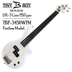 TINY BOY DX-3 Line TBP-3450WFM ~Fretless Model~ 新品[タイニーボーイ][フレットレス][White,ホワイト,白][Precision Bass,プレシジョンベース,プレベ]