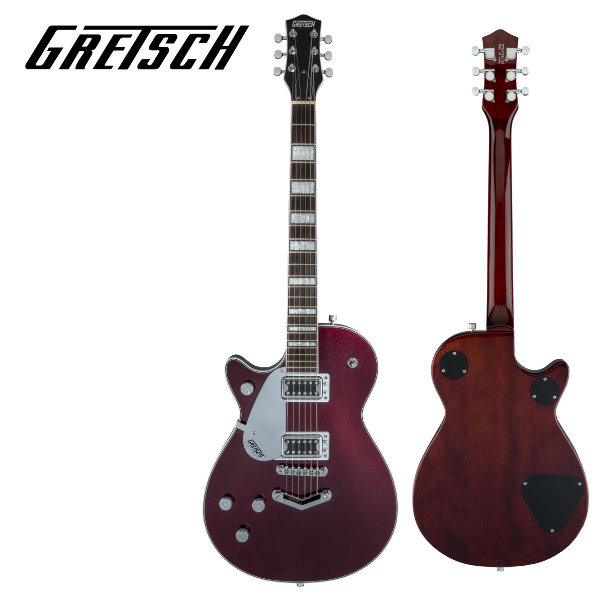 Gretsch G5220LH Electromatic Jet BT Single-Cut with V-Stoptail Left-Handed  -Dark Cherry Metallic-  新品[グレッチ][エレクトロマチック][ジェット][Red,レッド,チェリー,赤][Lefty,レフティ