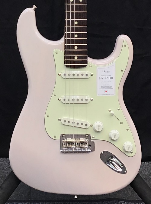 Fender Made In Japan Hybrid II Stratocaster -US Blonde Rosewood- JD21006037 ホワイト 海外並行輸入正規品 フェンダージャパン 白 3.29kg 年間定番 Guitar ハイブリッド ストラトキャスター エレキギター White Electric