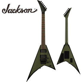 Jackson X Series Rhoads RRX24 -Matte Army Drab with Black Bevels- 新品[ジャクソン][Green,緑,グリーン][ランディ・ローズ][ランディV][Electric Guitar,エレキギター]
