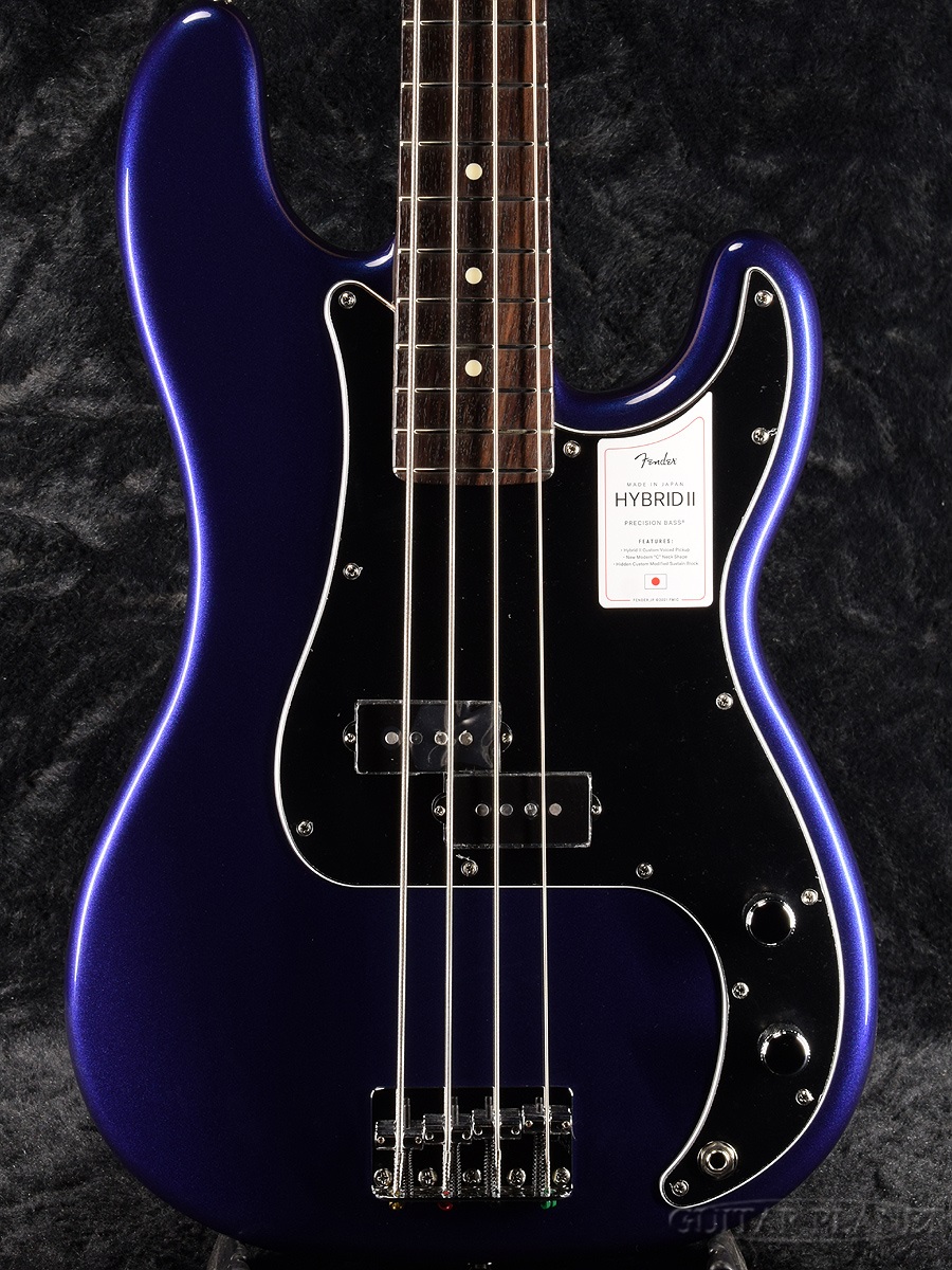【楽天市場】Fender ~2021 Collection~ Made In Japan Hybrid II Precision Bass  -Azurite  Metallic-[フェンダージャパン][ハイブリッド][プレシジョンベース,プレベ][Navy,Blue,Purple,ネイビー,パープル,