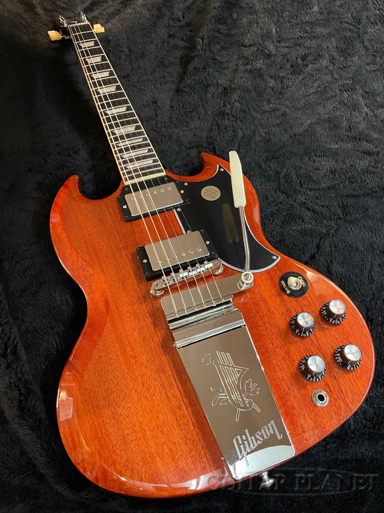 #231310220 3.85kg 98％以上節約 Gibson SG Standard '61 Maestro 限定販売 Vibrola -Vintage Cherry- エレキギター Electric スタンダード チェリー ギブソン 新品 Guitar レッド Red 赤
