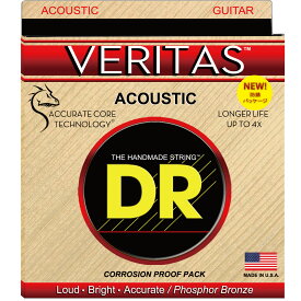 DR VERITAS for ACOUSTIC VTA-11 11-15-22-30-40-50 (CUSTOM LITE) Phosphor Bronze[ヴェリタス][カスタムライト][アコースティックギター弦,Acoustic Guitar String]