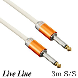 Live Line Advance Series Cable 3m S/S -Orange- 新品[ライブライン][国産][3メートル][LAW-3M][Shield,Cable,シールド,ケーブル][オレンジ]