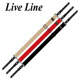 Live Line LSR28 Clip System AC Strap[ライブライン][クリップシステム][ストラップ][Black,Red,Tan,ブラック,レッド,タン,ベージュ,黒,赤,茶]