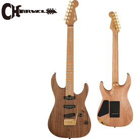 Charvel Pro-Mod DK22 SSS 2PT CM Mahogany with Walnut -Natural- 新品[シャーベル][ディンキー][Electric Guitar,エレキギター]