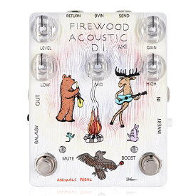 Animals Pedal Firewood Acoustic D.I. MKII新品 アコギ用イコライザー/DI[アニマルペダル][ファイアウッドアコースティック][Equalizer,EQ,ダイレクトボックス][Effector,エフェクター]