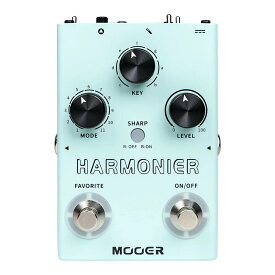Mooer MVP2 Harmonier 新品 ギター/ヴォーカル用エフェクター、ピッチシフト、リバーブ 新品[ムーアー][Reverb][Pitchshifter][エフェクター,Effector]
