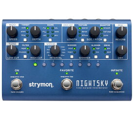 strymon NIGHTSKY Time-Warped Reverberator. 新品 リバーブ [ストライモン][ナイトスカイ][Reverb][Effector,エフェクター]