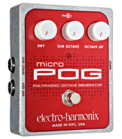 【正規品】electro-harmonix Micro POG 新品 ポリフォニック・オクターブ・ジェネレーター[エレクトロハーモニクス][マイクロポグ][Octaver,オクターバー][Effector,エフェクター]