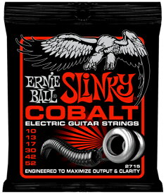 【12セット】ERNIE BALL 10-52 #2715 Cobalt Skinny Top Heavey Bottom Slinky[アーニーボール][コバルト][スキニートップヘビーボトムスリンキー][エレキギター弦,String]