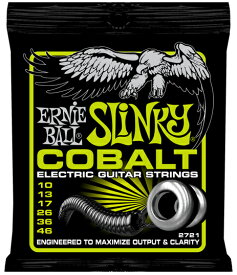 ERNIE BALL 10-46 #2721 Cobalt Regular Slinky[アーニーボール][コバルト][レギュラースリンキー][エレキギター弦,String]