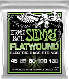 ERNIE BALL 45-130 #2816 5-String Regular Slinky Flatwound Bass 新品 フラットワウンド弦[アーニーボール][スリンキー][コバルト][5弦][ベース弦,String]
