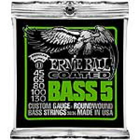 ERNIE BALL 45-130 #3836 Coated Regular Slinky Bass5 5弦セット[アーニーボール][コーティング弦][レギュラースリンキー][ベース弦,String]