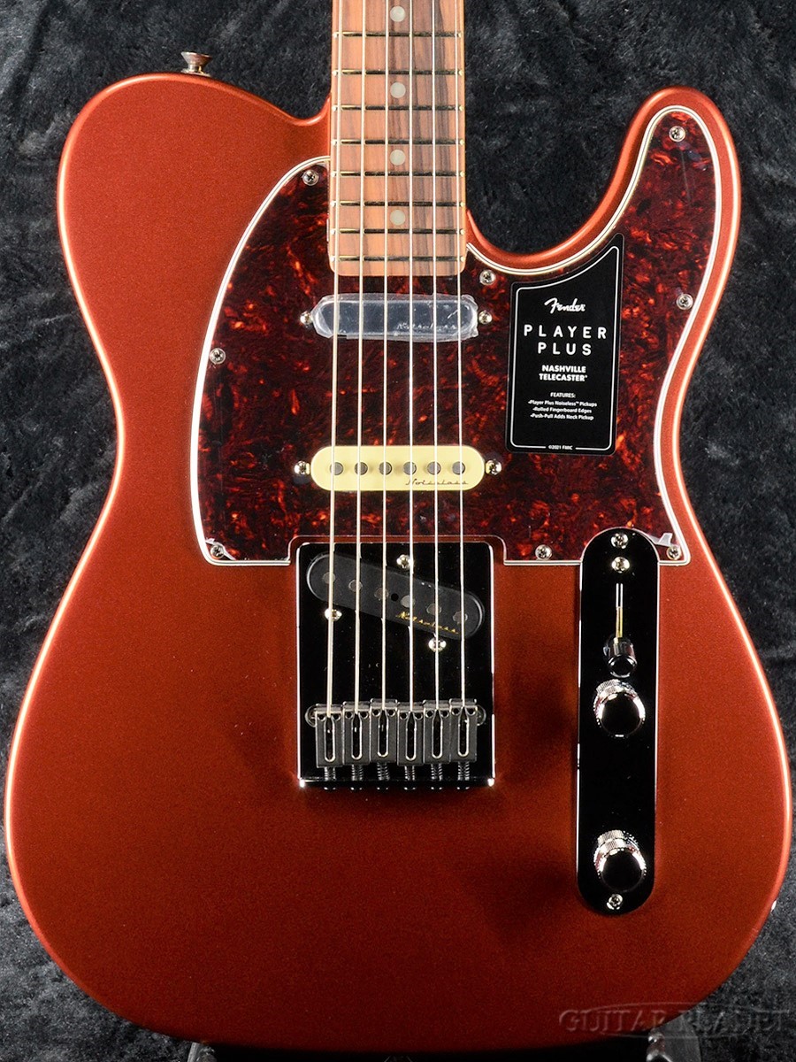 Fender Mexico Player Plus Nashville Telecaster -Aged 注目ブランドのギフト Candy Apple Red Pau Guitar 赤 パーフェロー Electric エレキギター 新品 ナッシュビルテレキャスター 【お試し価格！】 プレイヤープラス エイジドキャンディアップルレッド Ferro- フェンダー
