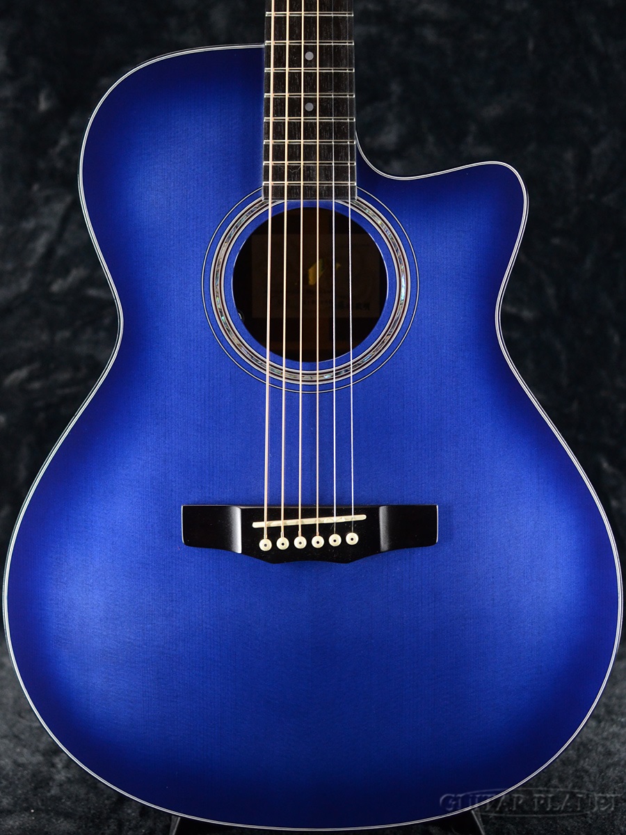 Guitar Planet Custom Morris Handmade Premium Series R-GPC Blue Burst w モーリス 大勧め ブルー Element アコースティックギター アコギ L.R.Baggs バーゲンで 国産 日本製 Acoustic 青 エレアコ