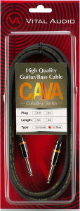Vital Audio CAVAIII-5M S/S (2Pストレート/2Pストレート) 5m 新品 ベース推奨[バイタルオーディオ][Shield,Cable,シールド,ケーブル]