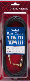 Vital Audio VAIII-1M S/L (2Pストレート/2P L型) 1m 新品 ベース推奨[バイタルオーディオ][Shield,Cable,シールド,ケーブル]